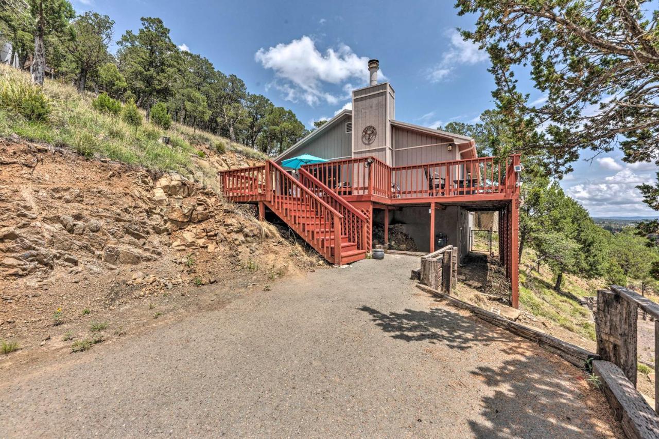 Villa Mountains Majesty Cabin With Hot Tub And Mtn Views! Ruidoso Exterior foto