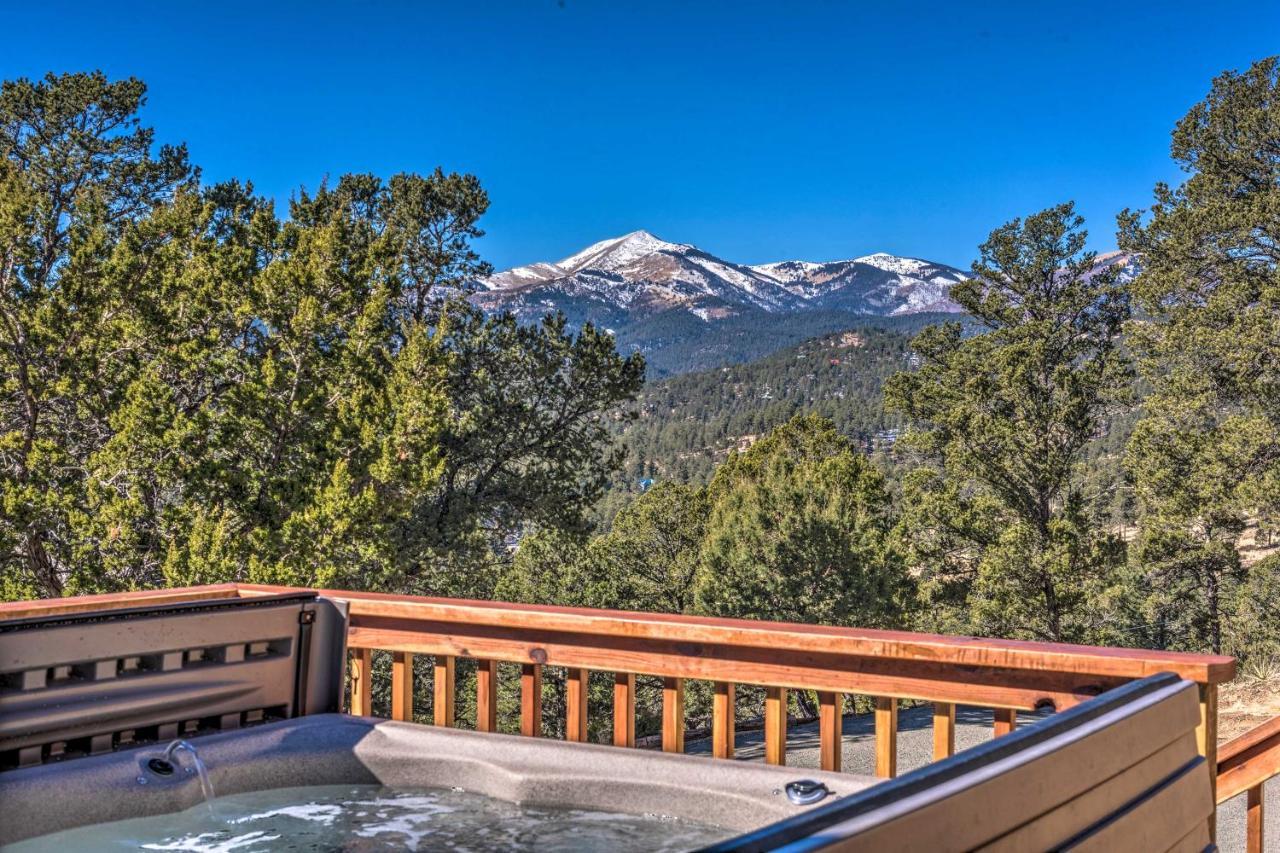 Villa Mountains Majesty Cabin With Hot Tub And Mtn Views! Ruidoso Exterior foto