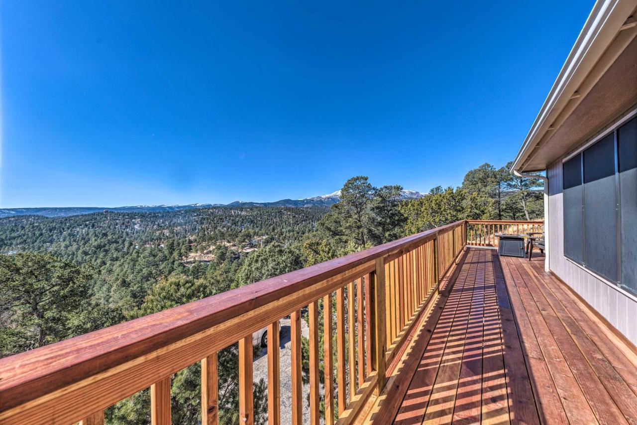 Villa Mountains Majesty Cabin With Hot Tub And Mtn Views! Ruidoso Exterior foto