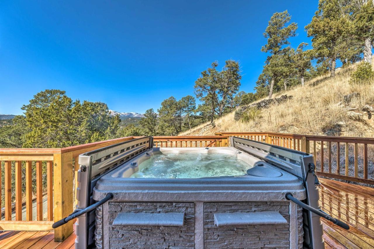 Villa Mountains Majesty Cabin With Hot Tub And Mtn Views! Ruidoso Exterior foto