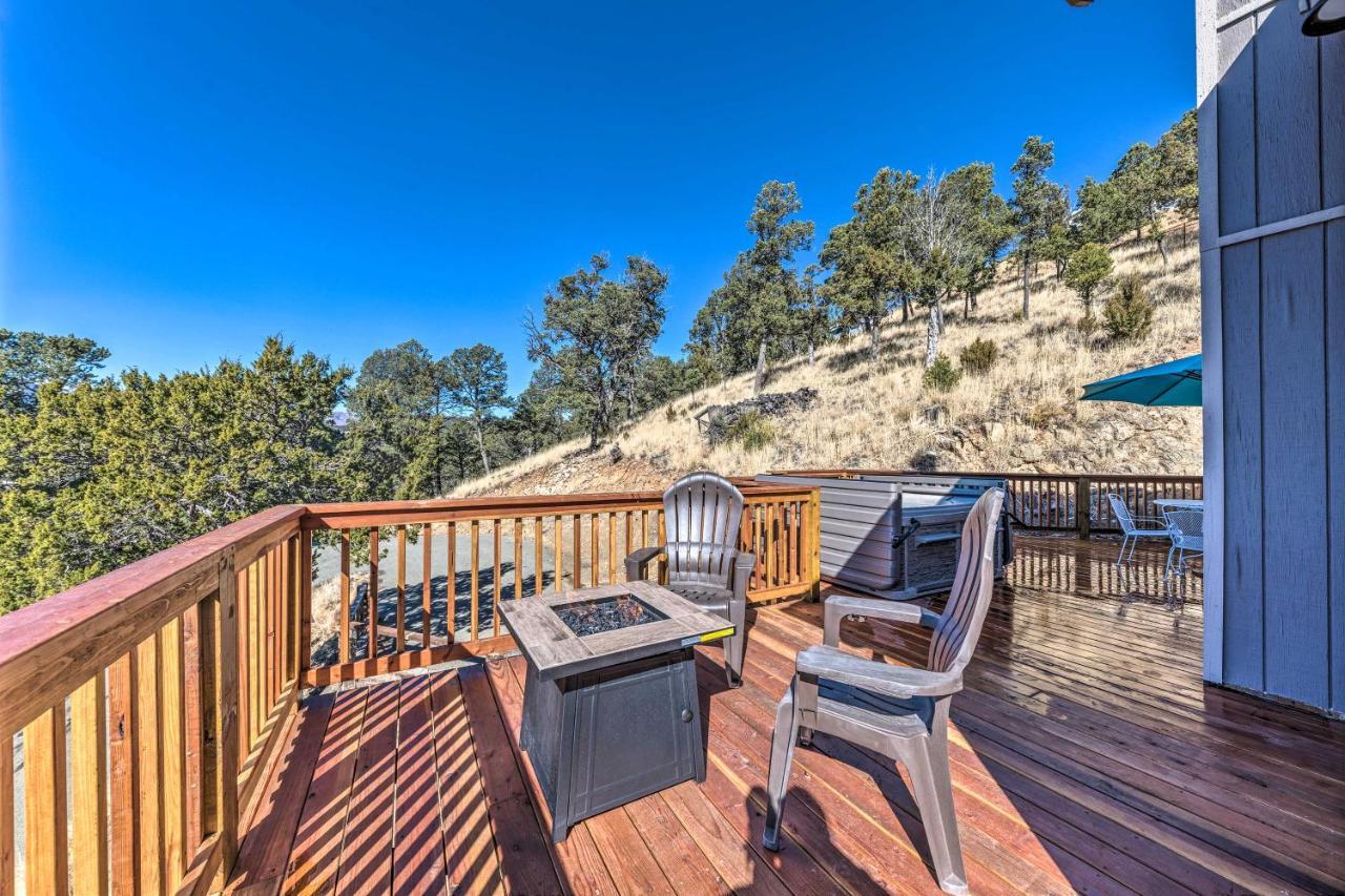 Villa Mountains Majesty Cabin With Hot Tub And Mtn Views! Ruidoso Exterior foto