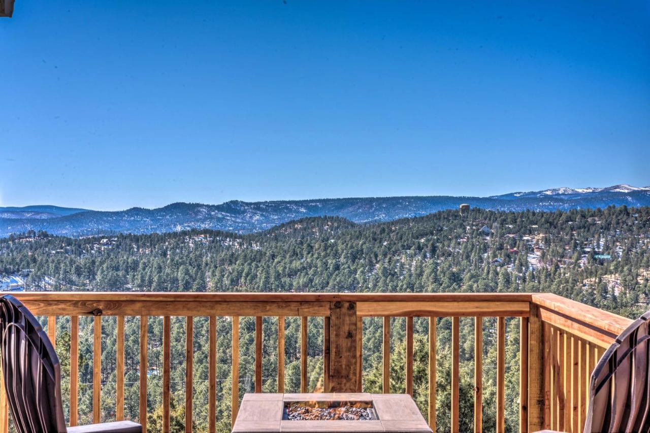 Villa Mountains Majesty Cabin With Hot Tub And Mtn Views! Ruidoso Exterior foto