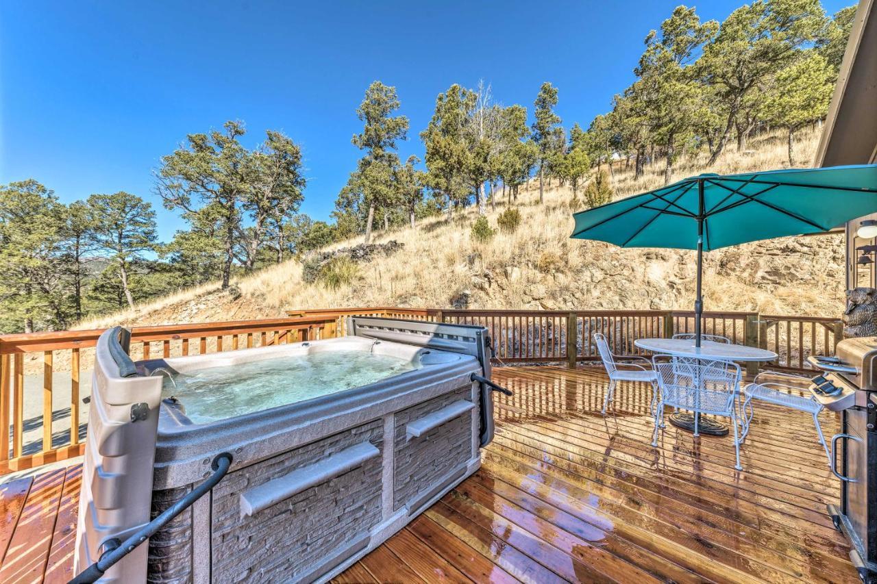 Villa Mountains Majesty Cabin With Hot Tub And Mtn Views! Ruidoso Exterior foto